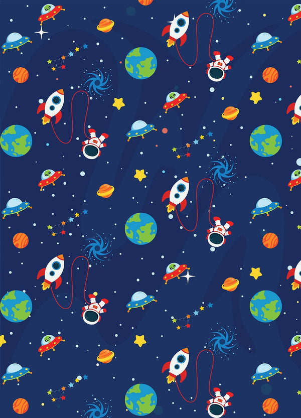 Rocket Wrapping Paper.