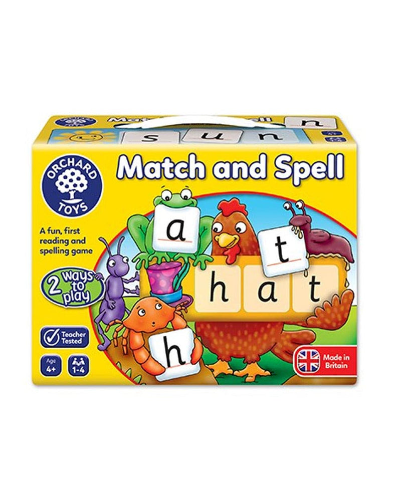Match and Spell Game.