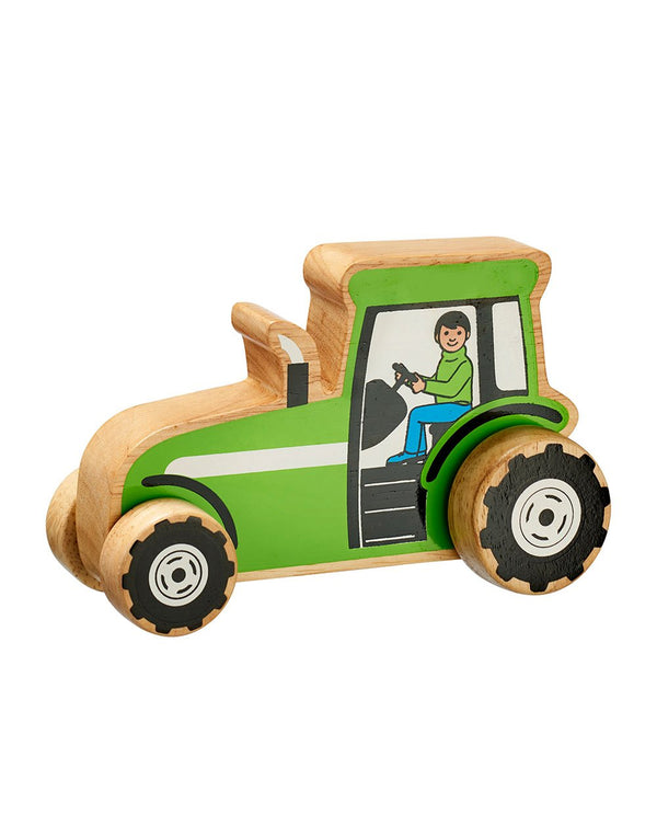 Wooden Push Along Tractor.