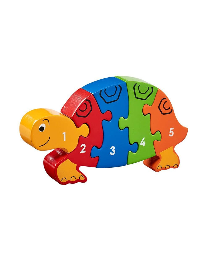 Wooden Tortoise 1-5 Counting Puzzle.