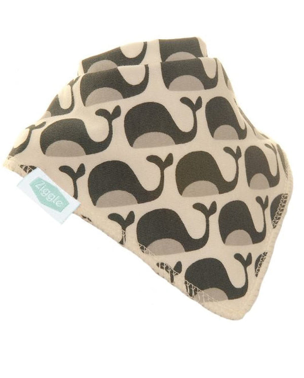 Grey Whales Design Bib